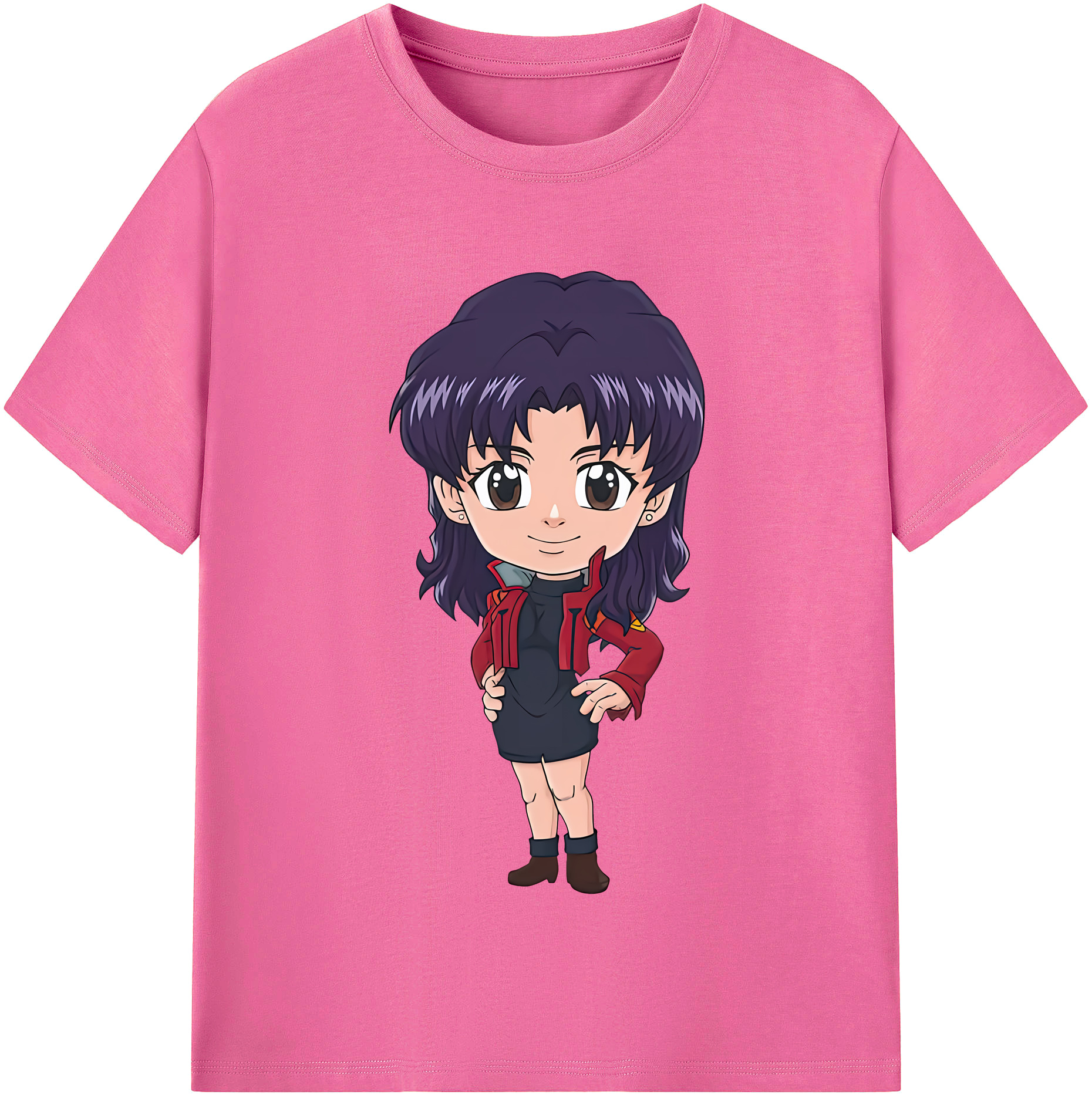 （画像用） EVA 新世紀エヴァンゲリオン レディースカジュアルプリントTシャツ（綿100％）